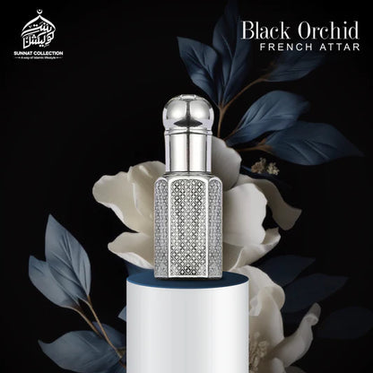 Black Orchid Attar – Elegant French-Style Amber Orchid Perfume Oil for Men & women  alchol free and long lasting