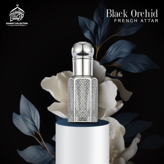 Black Orchid Attar – Elegant French-Style Amber Orchid Perfume Oil for Men & women  alchol free and long lasting