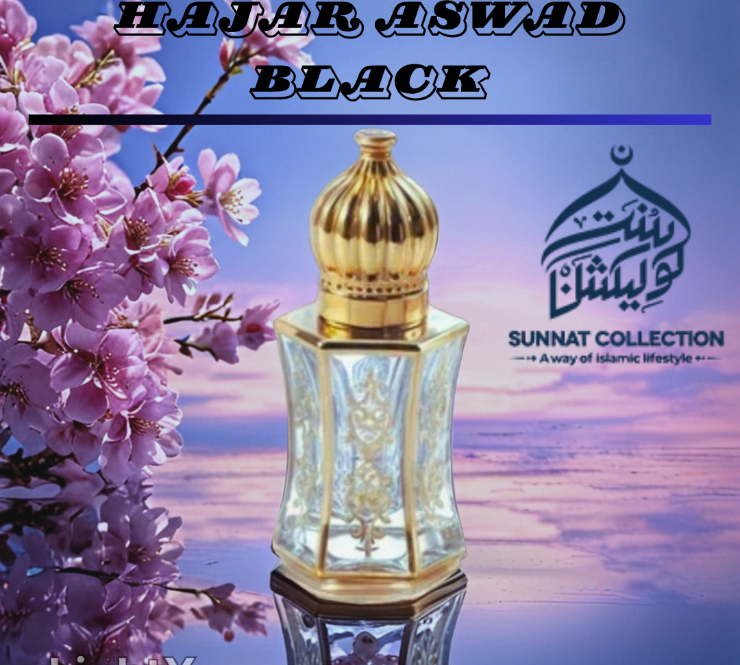 Hajar-e-Aswad Black – A Deep, Sacred Fragrance of Spiritual Elegance | Sunnat Collection