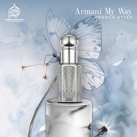Armani My Way Inspired Attar – A Floral Journey of Elegance, Grace & Inner Strength (Alcohol-Free)