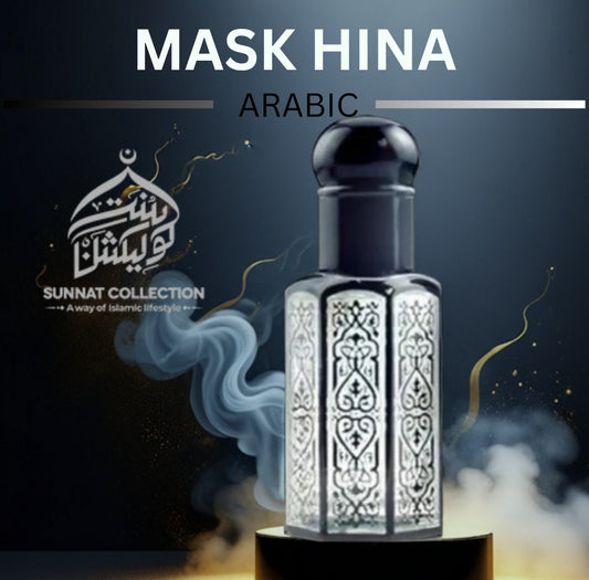 Mask Hina Attar – Exotic, Warm & Seductive Musk Fragrance (Alcohol-Free, Long-Lasting, Prayer Safe)