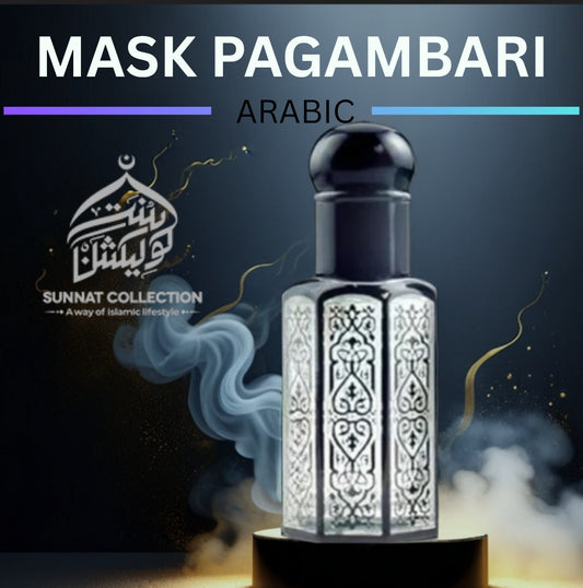 Mask Pagambari Attar – Traditional, Earthy & Spiritually Calming Musk (Alcohol-Free, Long-Lasting, Prayer Safe)