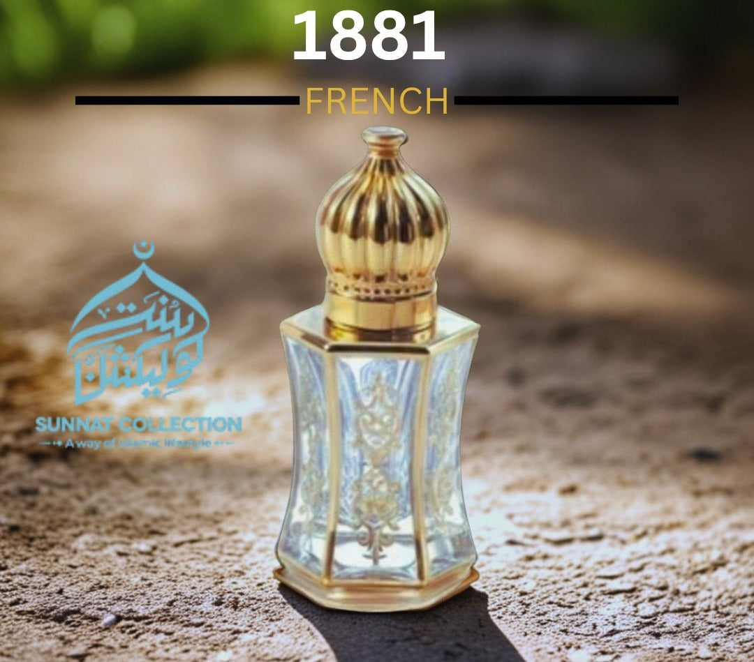 1881 French Attar – Elegant, Fresh & Woody Perfume Oil (Alcohol-Free, Long-Lasting, Prayer Safe)