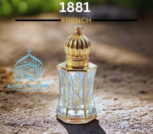 1881 French Attar – Elegant, Fresh & Woody Perfume Oil (Alcohol-Free, Long-Lasting, Prayer Safe)