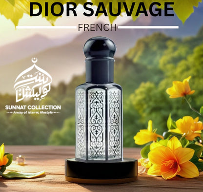 Dior Sauvage Attar – Long-Lasting Alcohol-Free Perfume Oil for Men with Bold Woody Freshness