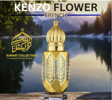 Kenzo Flower Attar – Long-Lasting Alcohol-Free Perfume Oil with Powdery Floral Elegance